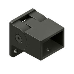 HOMESAFE - 38 x 25 Vertical Adjustable Fence Bracket - Woodland Grey