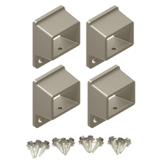 HOMESAFE Flat Top Pool Fencing Brackets - 38 x 25mm Fence Bracket - Standard - Dune