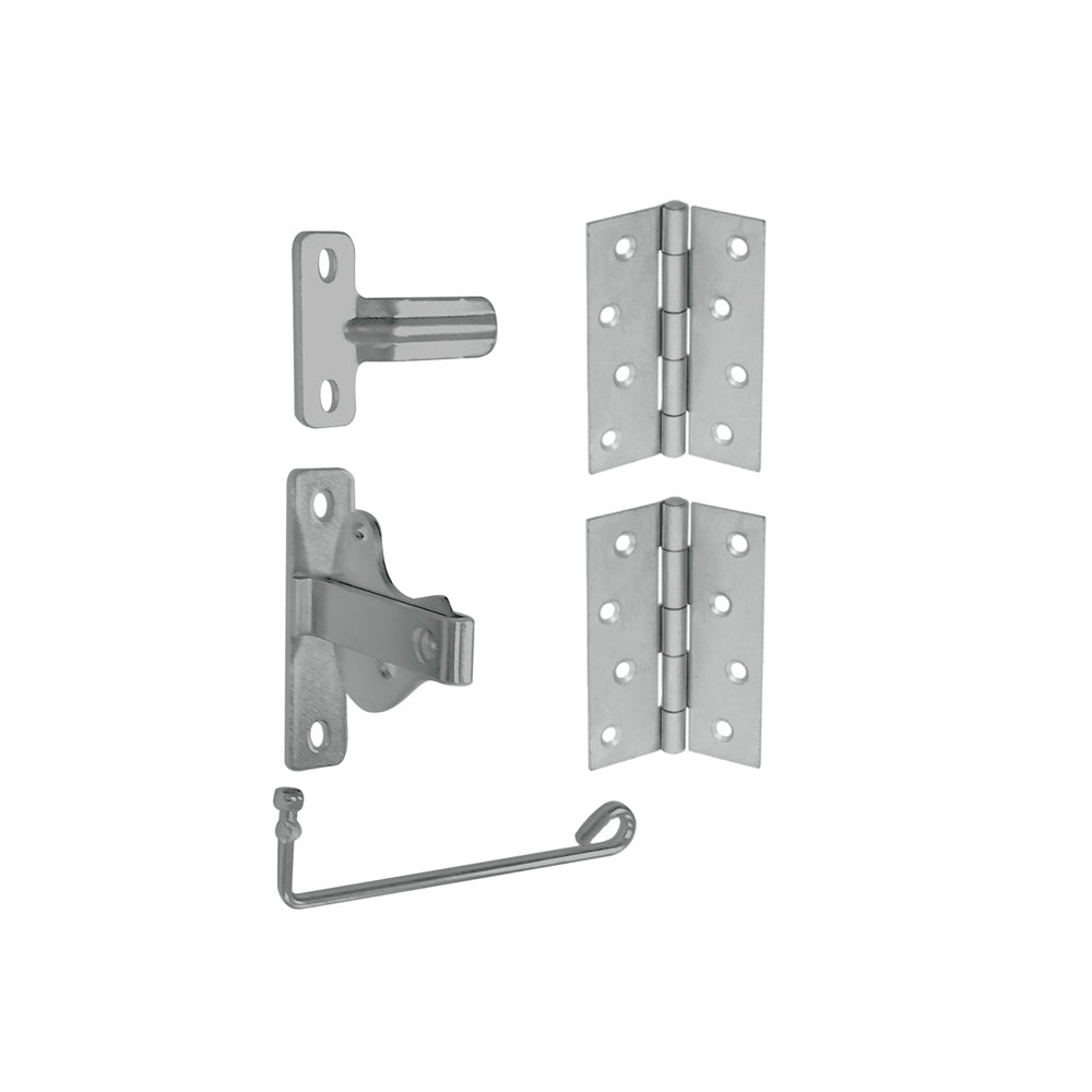Coloursmart - Single Gate Kit,  2 x hinges and latch
