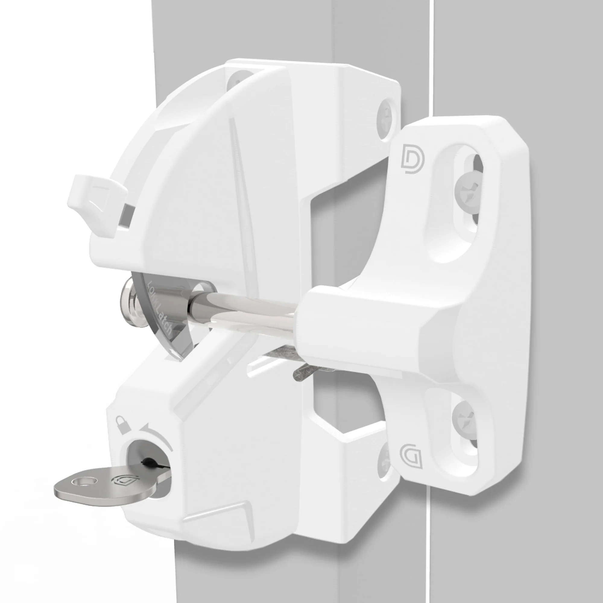 D&D LokkLatch Standard - White Nylon