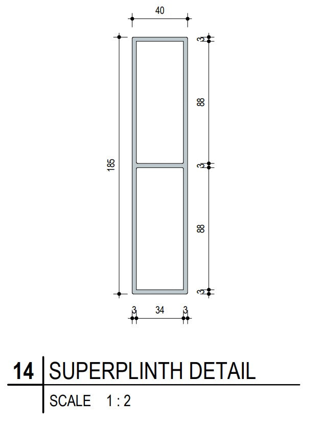Composite Sleeper Cap SuperCap Channel - 125mmW x 2030mmL
