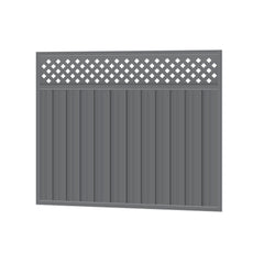 1500mm high x 1720mm Colorbond Lattice Fencing Gate 100% Australian Made, 2x Sheets, 2x Stiles, 3x Rails, 1x Infill sheet, Screws.