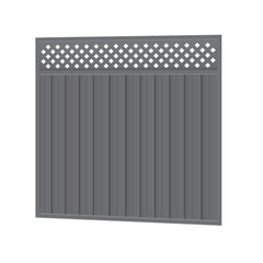 1800mm high x 1720mm Colorbond Lattice Fencing Gate 100% Australian Made, 2x Sheets, 2x Stiles, 3x Rails, 1x Infill sheet, Screws.