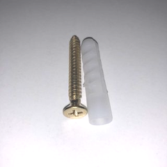 Frameless shower glass U BRACKET SQUARE WITH HORIZONTAL LEG for 10mm Glass - BRUSHED BRONZE
