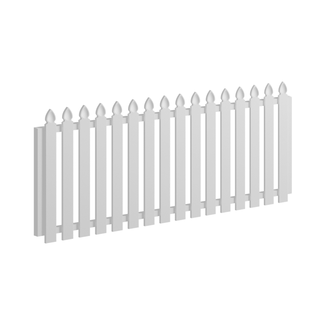 Aluminium 1720 x 900mm Colonial Picket Gate (Stonnington Speartop)