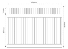 EAST HAMPTON PVC PANEL KIT, 7 year Warranty