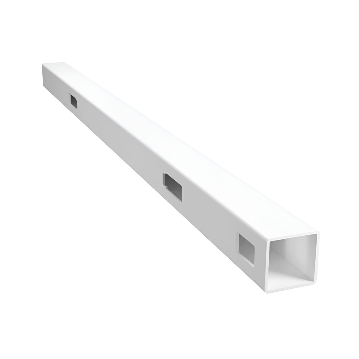 EAST HAMPTON PVC END POST - 127 x 127 x 2500mm, 7 Year Warranty