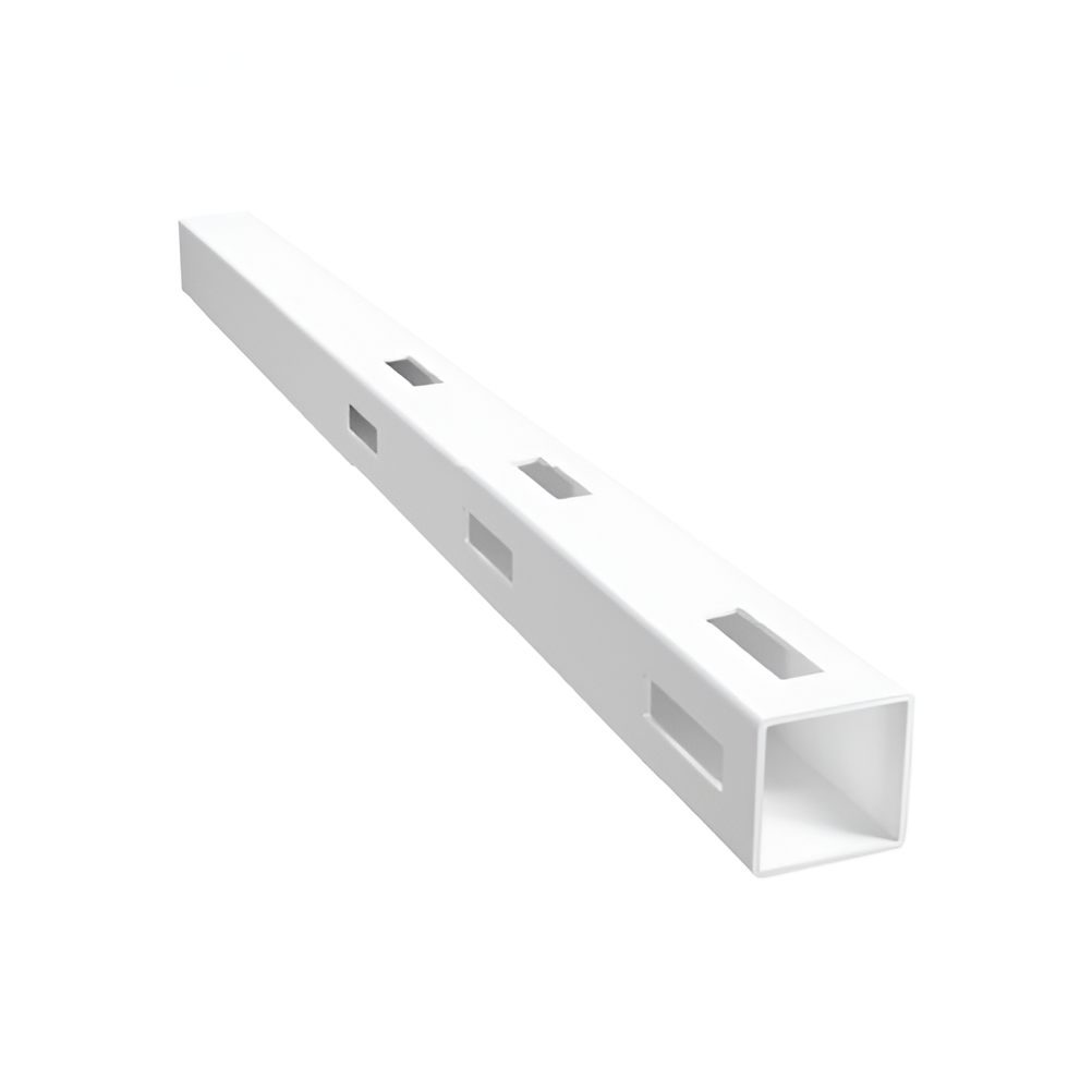 3 RAIL RURAL PVC CORNER POST - 127 x 127 x 2050mm, 7 Year Warranty