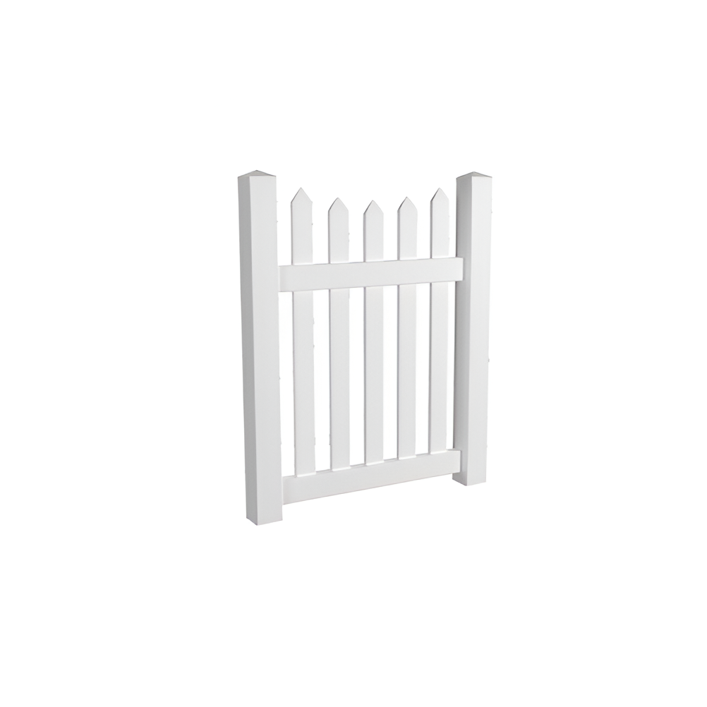 NEWPORT PVC 1000mm W x 1200mm H GATE, 7 Year Warranty, Picket Gate