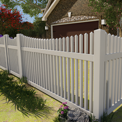MELVILLE PVC PANEL KIT, 7 Year Warranty, Picket Fence
