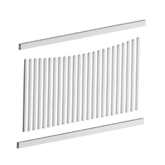 MELVILLE PVC PANEL KIT, 7 Year Warranty, Picket Fence