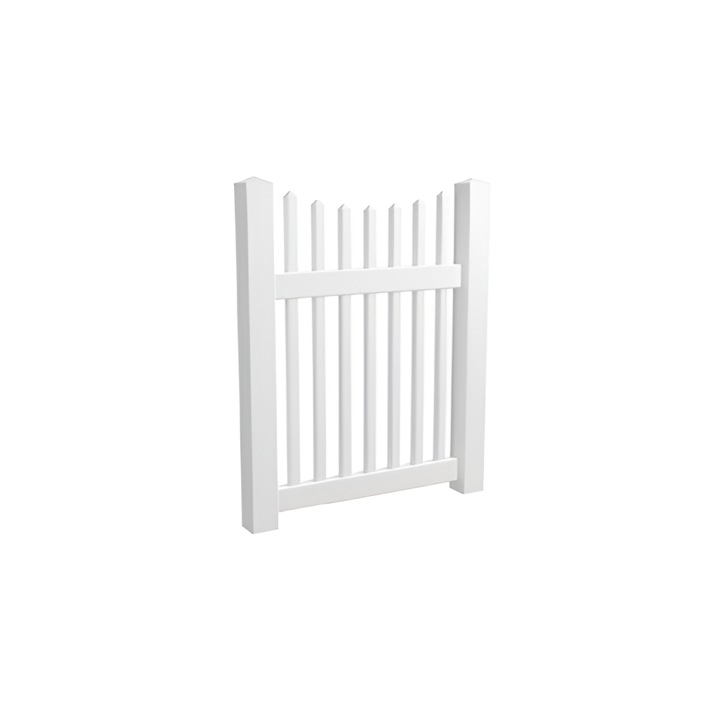 MELVILLE PVC 1000mm W x 1200mm H GATE, 7 Year Warranty, Picket Gate