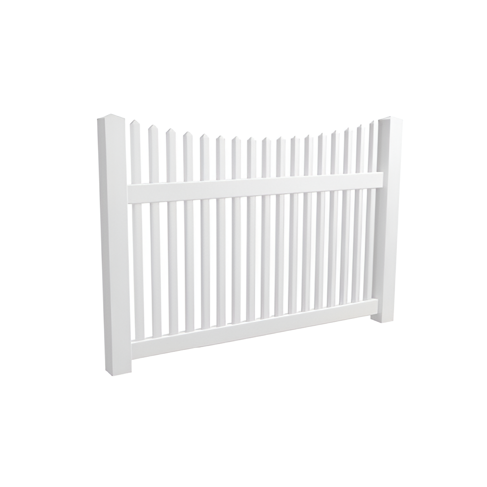 MELVILLE PVC 1800mm W x 1200mm H GATE, 7 Year Warranty, Picket Gate