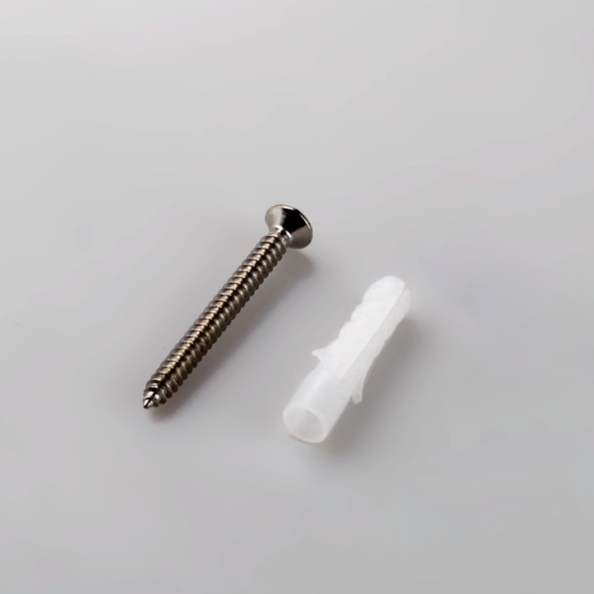 Frameless Shower Glass - U BRACKET - GLASS TO WALL - MECHANICAL FIXING 90 Degrees - BRUSHED GUNMETAL