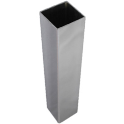 Stainless Steel 50 x 50mm heavy duty pool fence posts - square SS316 - 2mm wall thickness - Various lengths