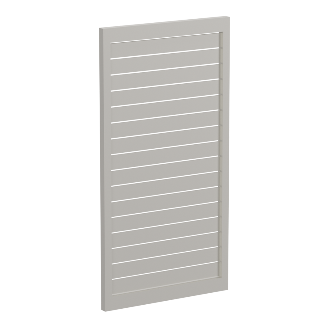 90 x 16mm Slatted Gate- Pre Fabricated Aluminium Slat Gate - 930mmW x 1800mmH