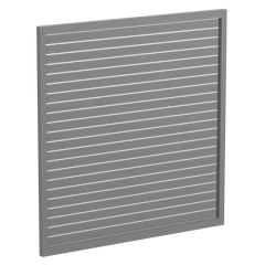 65 x 16mm Slatted Gate - Pre Fabricated Aluminium Slat Gate - 1720mmW x 1800mmH