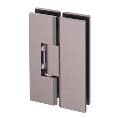 Portrait Glass to Glass Shower Screen Hinge to Suit 10mm Glass - Brushed Nickel
