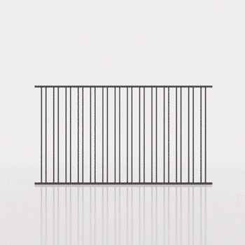 Avoca Panel - Designer Aluminium Pool Fence Panel -  2200 x 1200mm