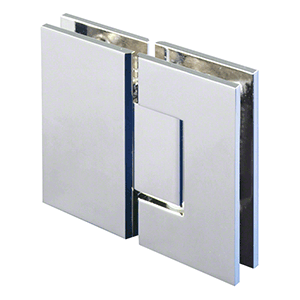 Adjustable Glass to Glass Shower Door Hinge Perth Series Glass-to-Glass 180 Degree Hinge - Chrome