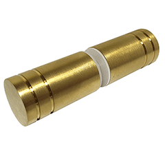 Round Shower Knob 25 mm x 40 mm - Brushed Brass