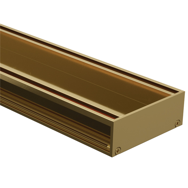 Drainlab - Linear Drain Tile Insert - Up to 19mm Tile - 1200mmL x 35mmH - Gold