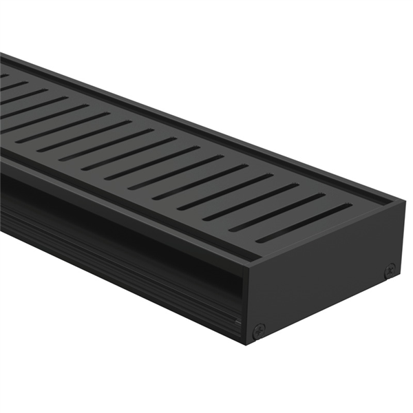 Drainlab - Linear Drain Slotted Grate - 3600mmL x 35mmH - Black