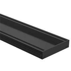 Drainlab - Linear Drain Tile Insert - Up to 10mm Tile - 3600mmL x 20mmH - Black