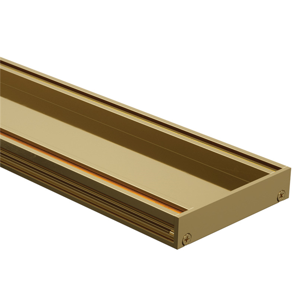 Drainlab - Linear Drain Tile Insert - Up to 10mm Tile - 3600mmL x 20mmH - Gold