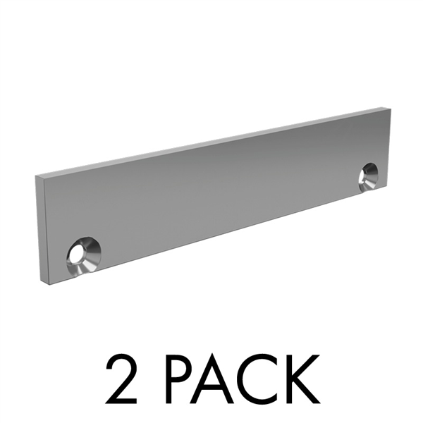 Drainlab - End Plate - 20mmH - Satin - 2 PK