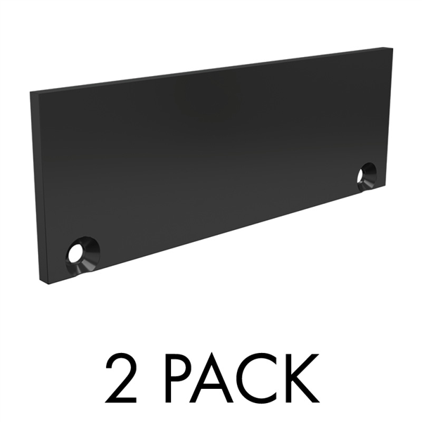 Drainlab - End Plate - 35mmH - Black - 2 PK