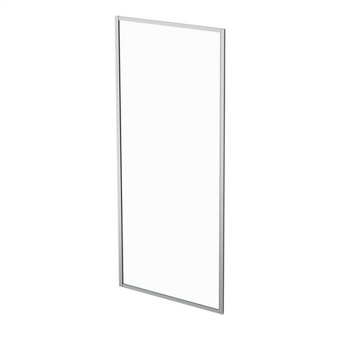 Fully Framed Shower Screen Return Panels - 1950mm High - Black or Silver