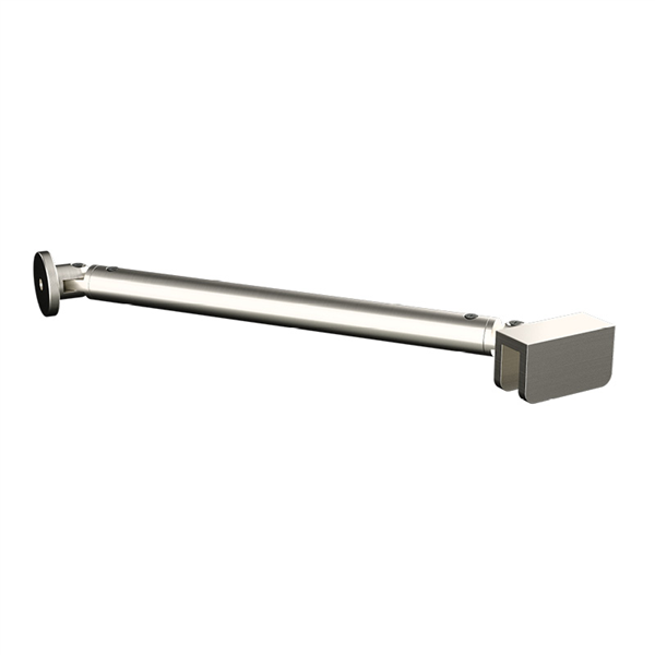 Adjustable Shower Screen Support arm , SMALL ARM BRACKET  - BRUSHED NICKEL