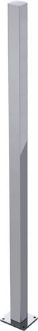 Stainless Steel 50 x 50mm heavy duty pool fence posts - square SS316 - 2mm wall thickness - Various lengths