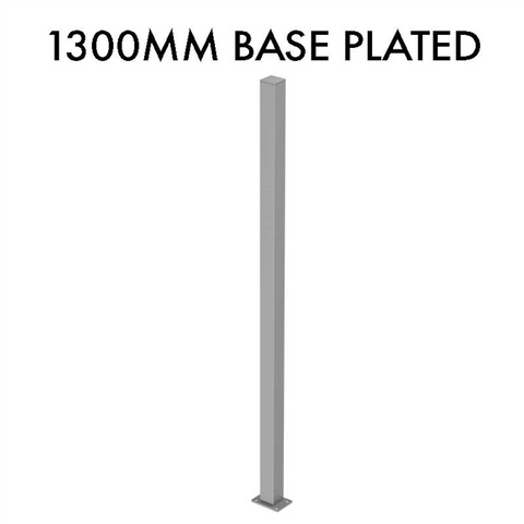 Stainless Steel 50 x 50mm heavy duty pool fence posts - square SS316 - 2mm wall thickness - Various lengths