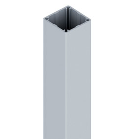 50 x 50mm Aluminium Post - 2400mm - Heavy Duty - Mill