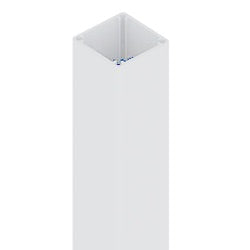 50 x 50mm Aluminium Post - 6000mm - Heavy Duty - White