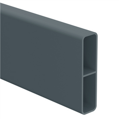Aluminium Slat Screen Kit - Woodland Grey colour, 1800mm high x 3000mm wide, Slat fence panel