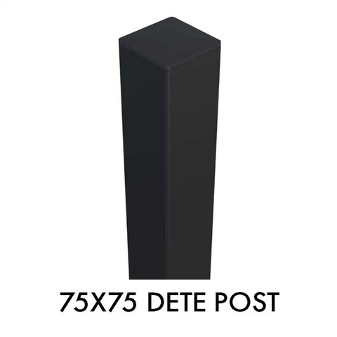 75mm x 75mm steel post, DETE, 3mm thick