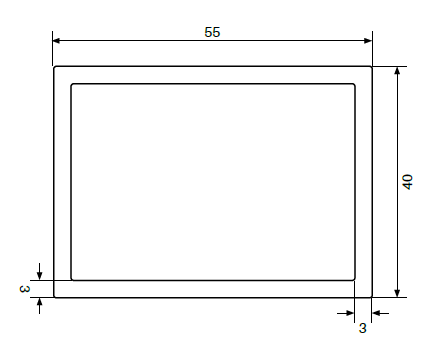 55x40x3mm Aluminium Deck Joist - 5500mm long