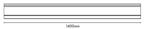 1400mm Long Aluminium Infill / Spacer for Perforated Balustrade