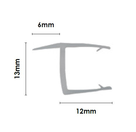 PVC hinge gap water seal  2100mm