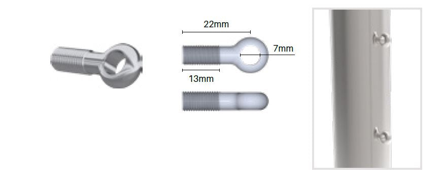 Eye screw M6 Stainless Steel 316