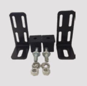 Gudgeon hinge pair BLACK FINISH