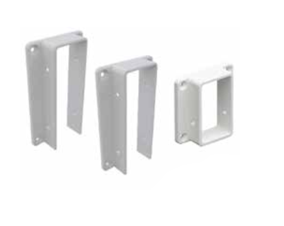 Wall/post brackets 3 PACK for Slat top PVC fencing