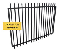 Zeus steel 2450mm gate 1800MM OR 2100MM H X 2450MM W