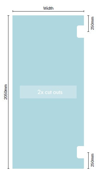 PURITY HINGE PANELS for frameless shower screens