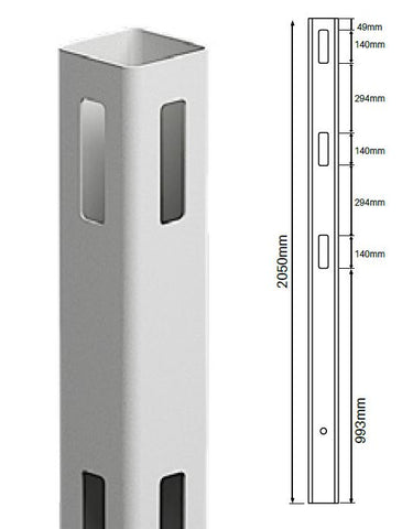 127MM X 127MM 90 degree post - 3 Rail Hampton Fencing Post, 7 Year Warranty