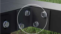 ALUMINIUM JOIST Bracket - 50x50x3mm Angle Bracket - 4 pack