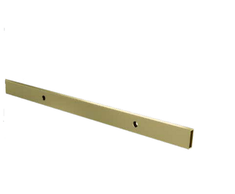 Frameless sliding shower screen rail , Pre-drilled rail SS304 GOLD FINISH PVD, STAL